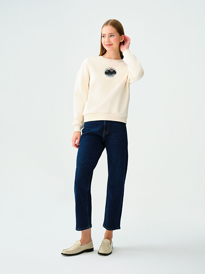 Regular Fit Kadın Sweatshirt