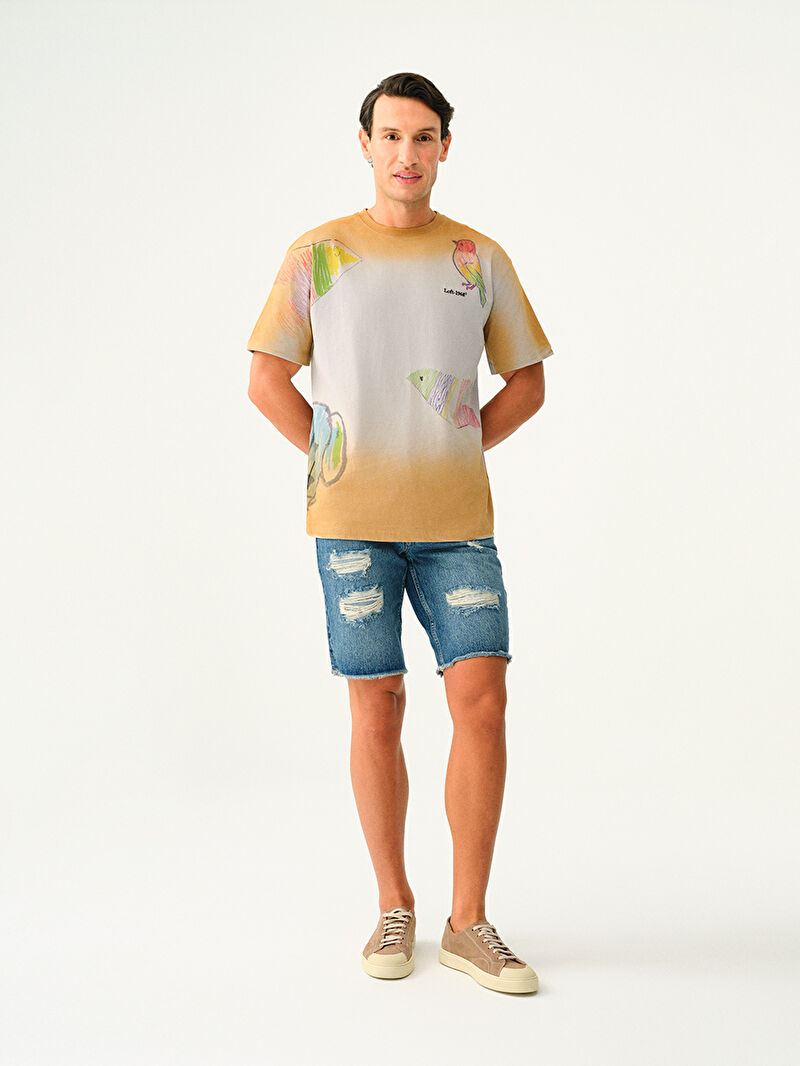 Loose Fit Erkek Tshirt K.kol