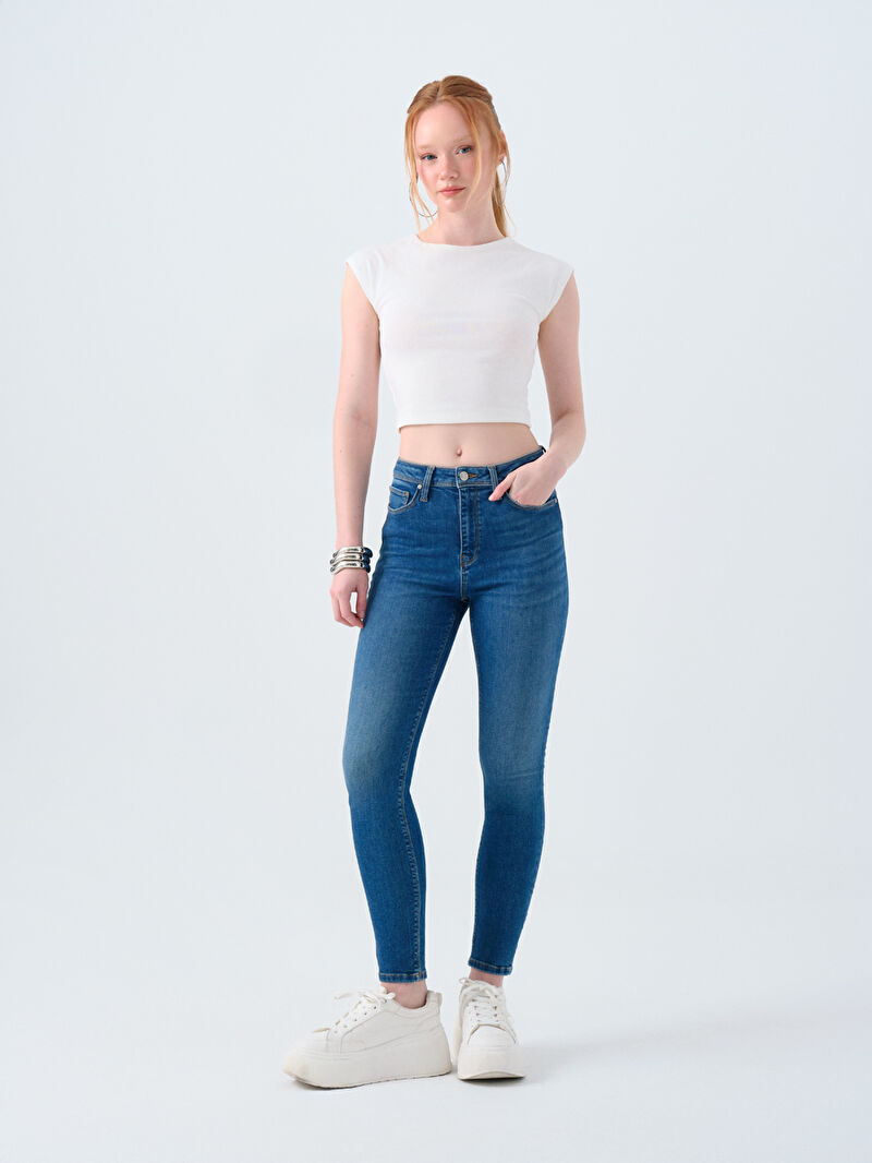Natalie Skinny Fit Kadın Pantolon