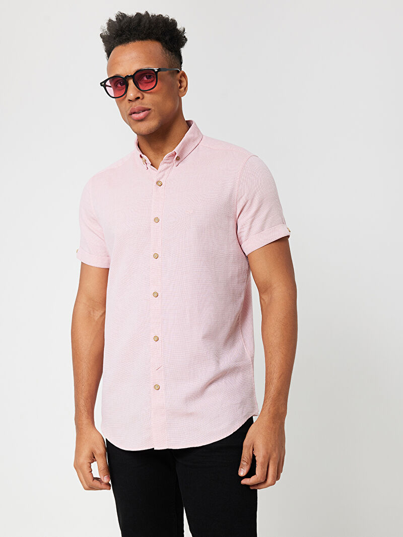 Regular Fit Erkek Gömlek K.kol