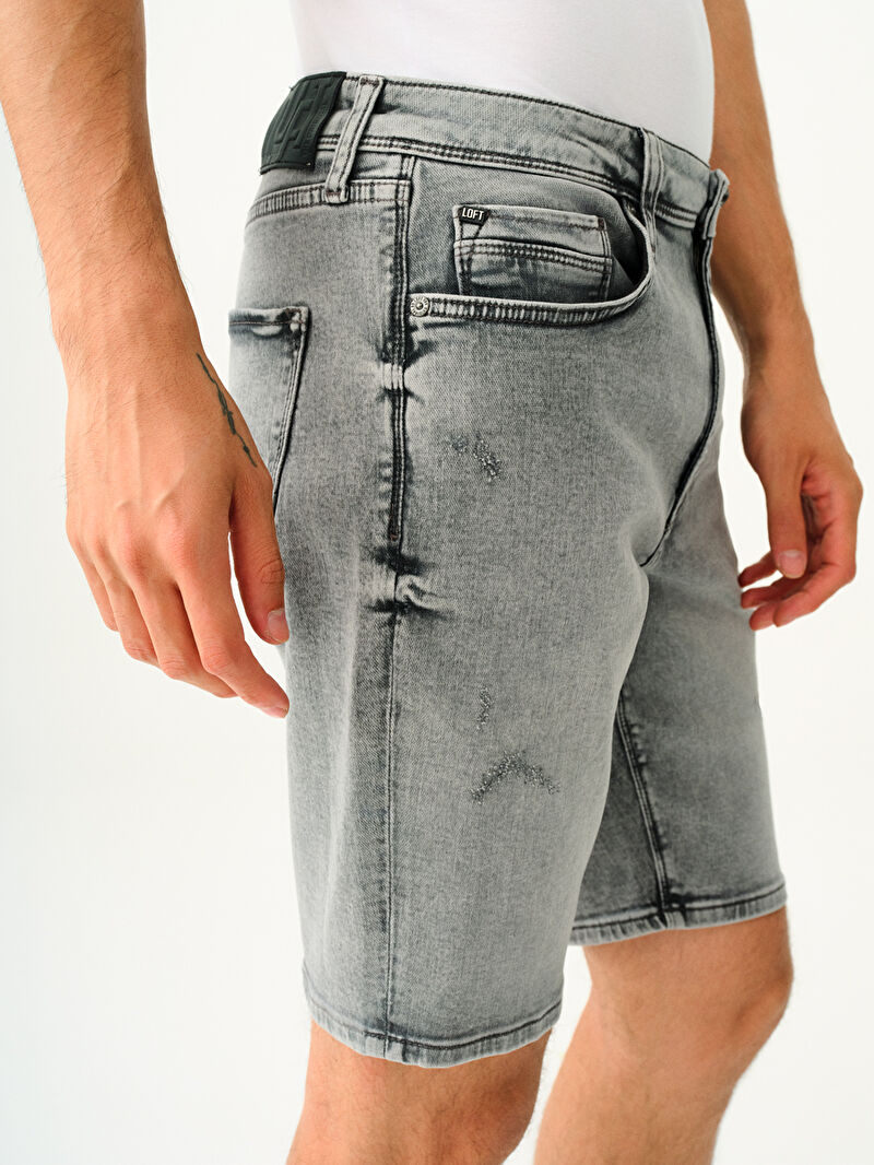 Slim Fit Erkek Şort