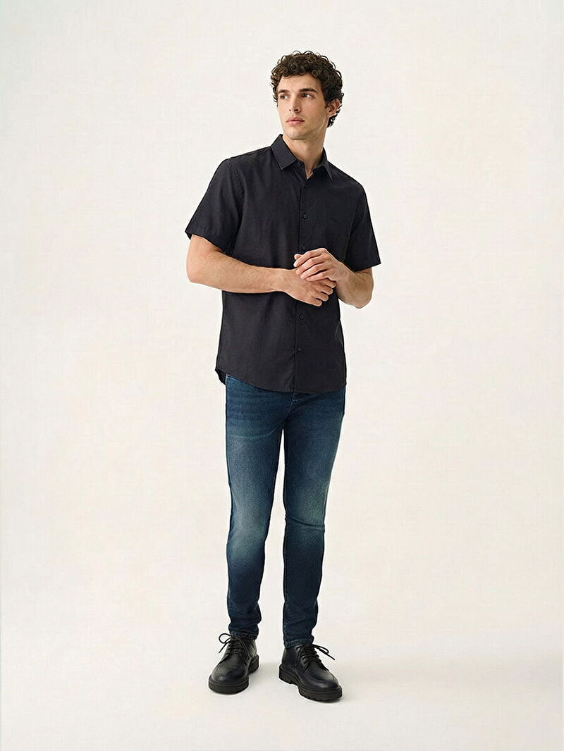 Relax Fit Erkek Gömlek K.kol