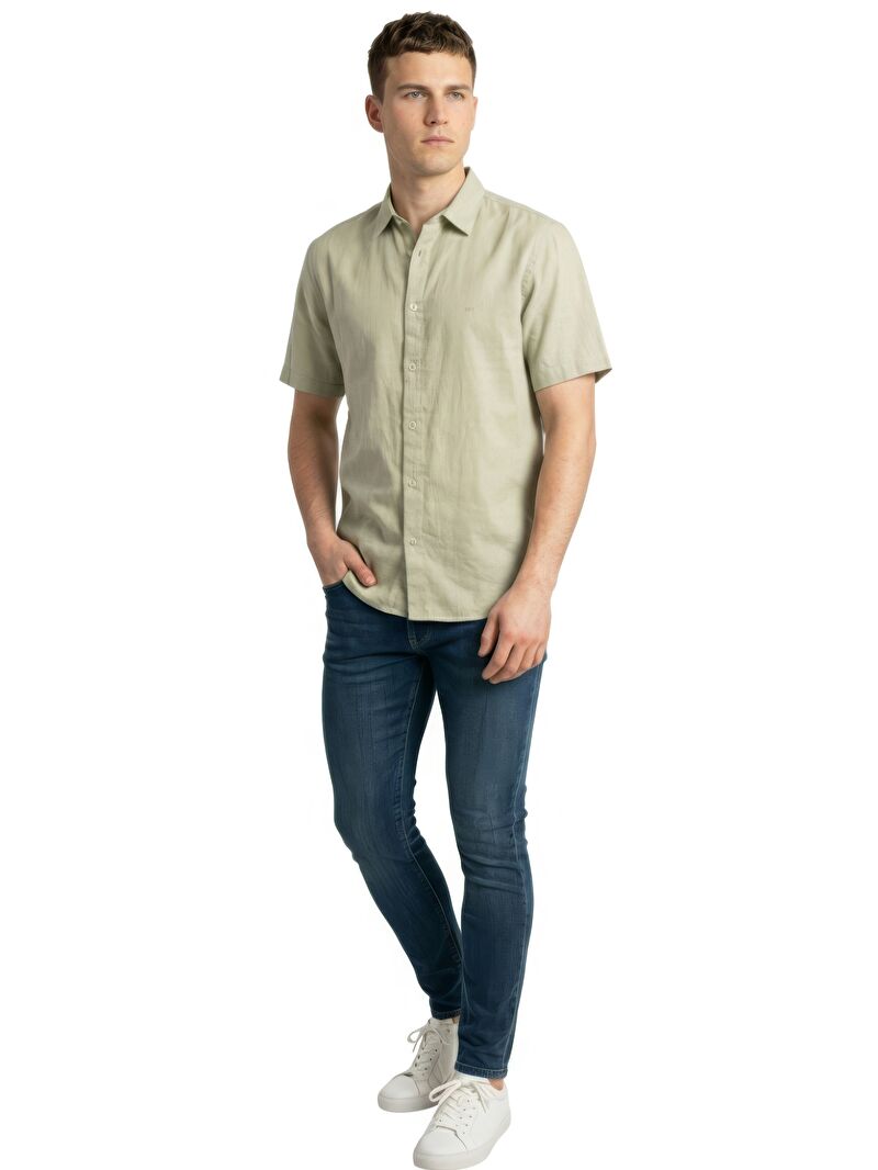 Relax Fit Erkek Gömlek K.kol