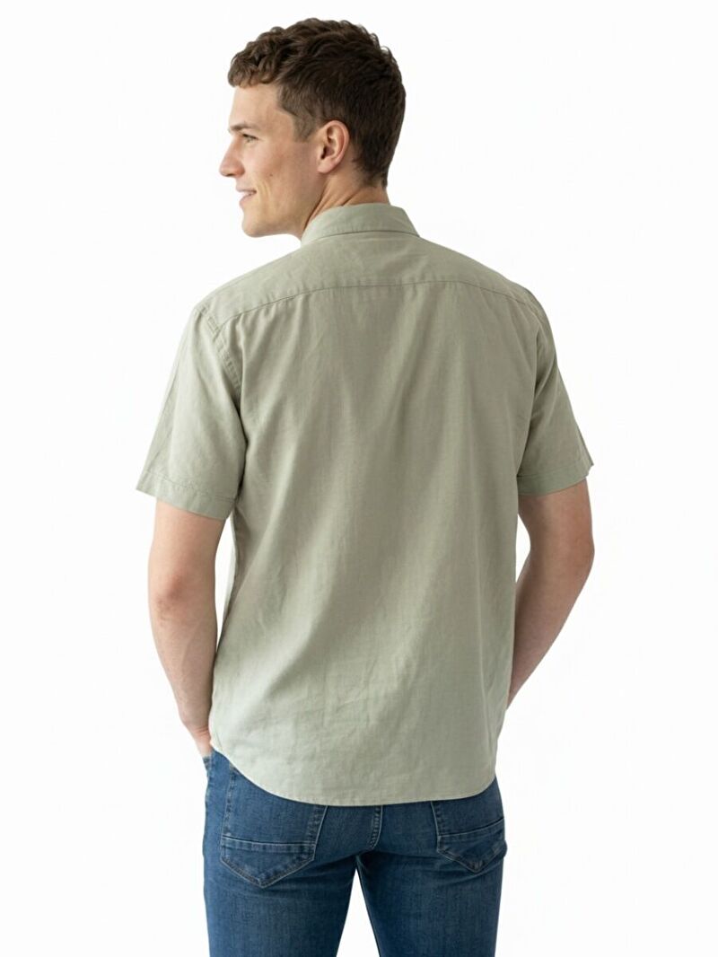 Relax Fit Erkek Gömlek K.kol