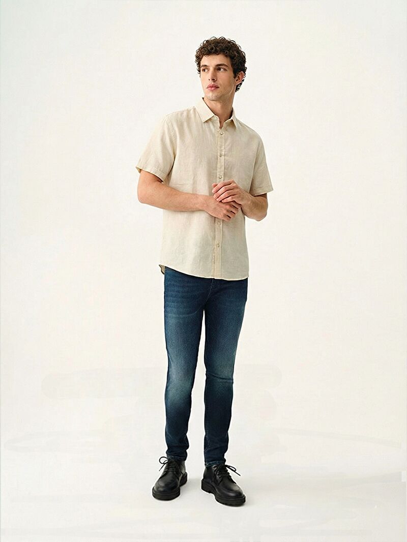 Relax Fit Erkek Gömlek K.kol