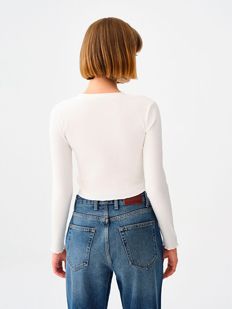 Fitted Kadın Bluz U.kol