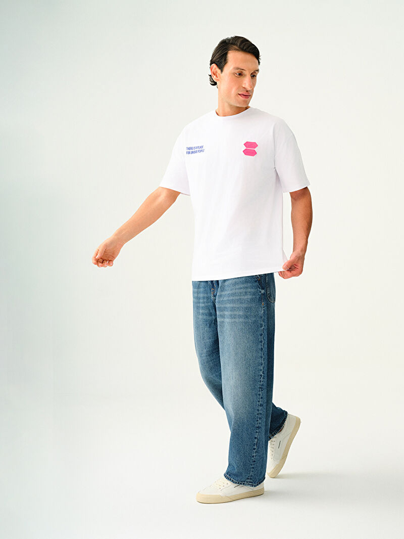 Oversize Fit Erkek Tshirt K.kol
