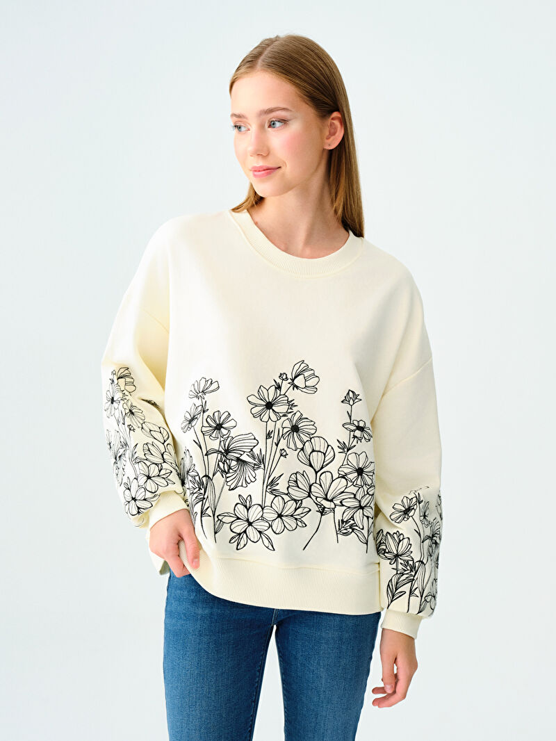 Regular Fit Kadın Sweatshirt