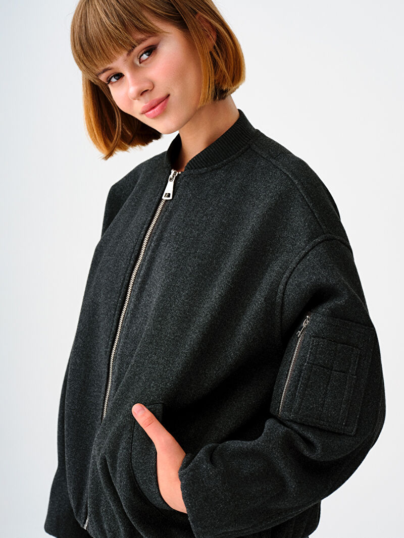 Loose Fit Kadın Mont