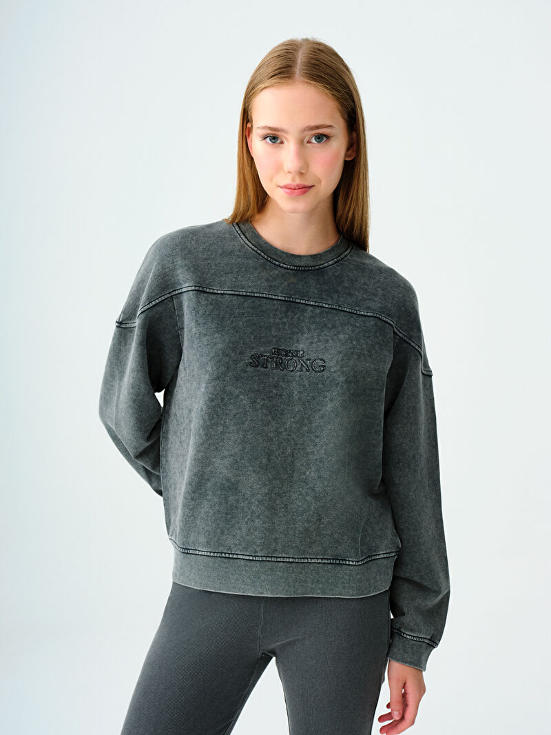 Oversize Kadın Sweatshirt