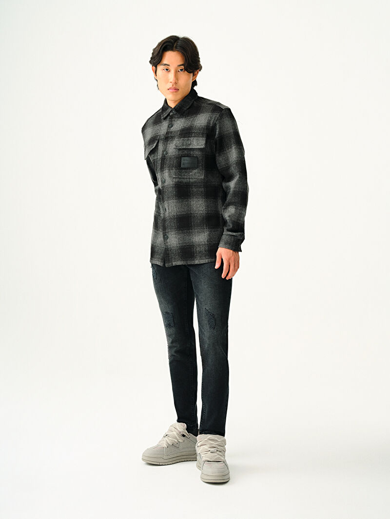 Relax Fit Erkek Gömlek U.kol