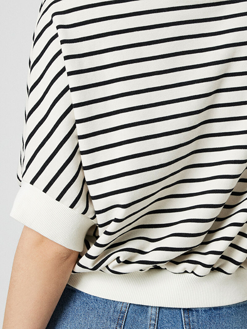 Loose Crop Kadın Sweatshirt