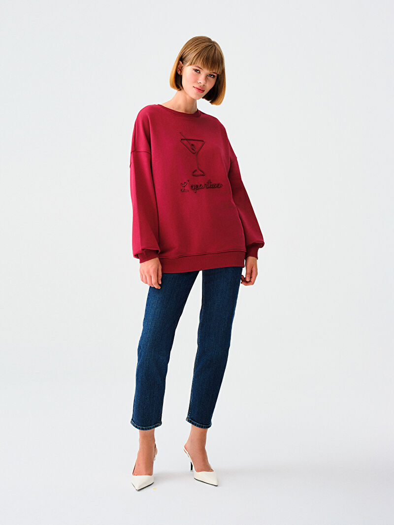 Oversize Kadın Sweatshirt