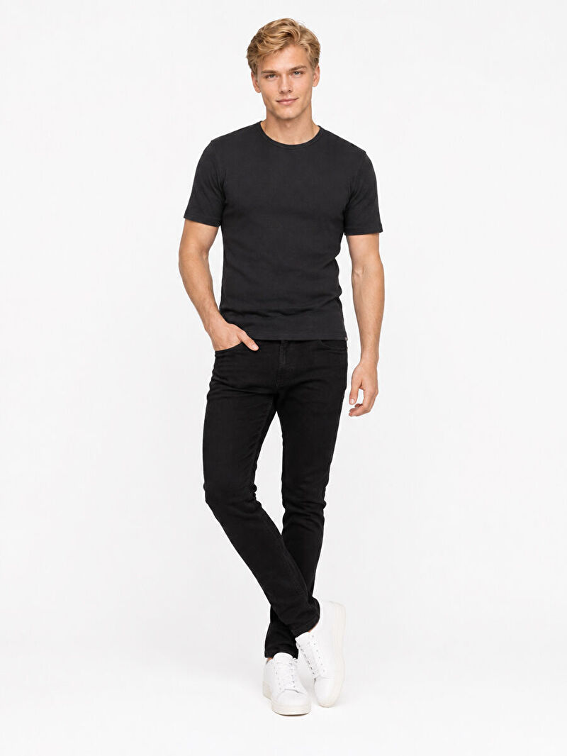 Slim Fit Erkek Tshirt K.kol