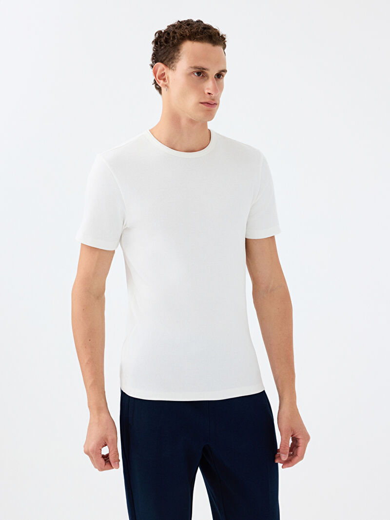 Slim Fit Erkek Tshirt K.kol