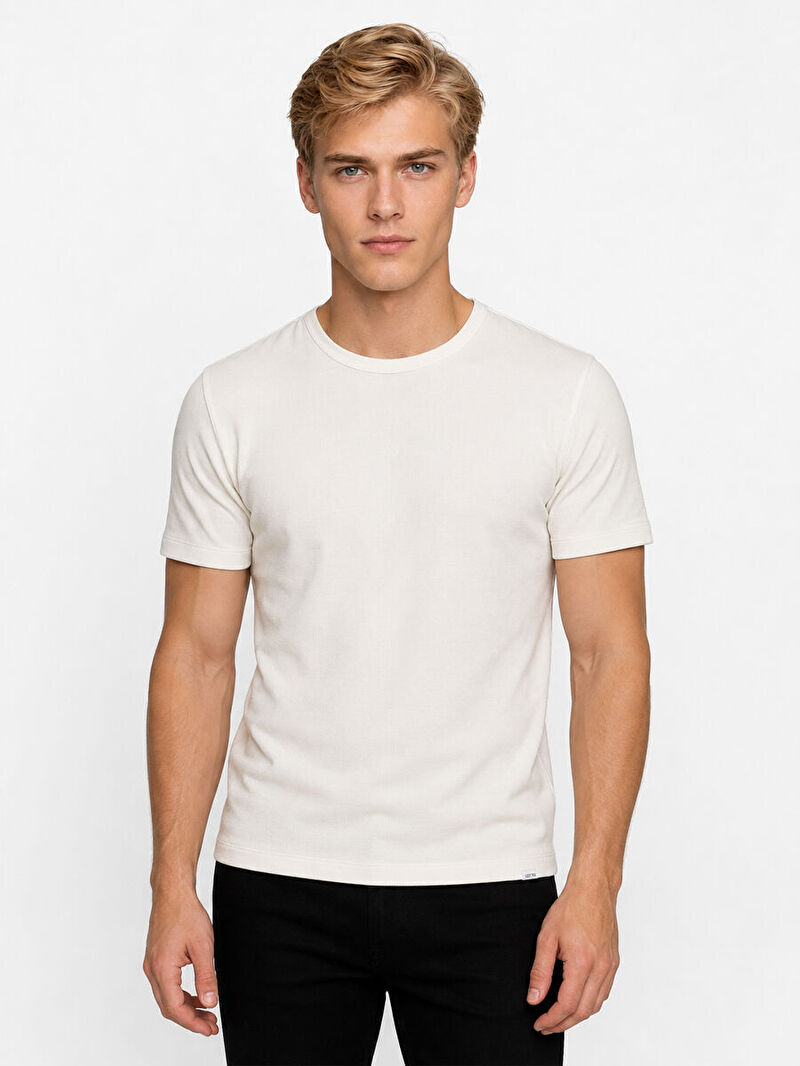 Slim Fit Erkek Tshirt K.kol