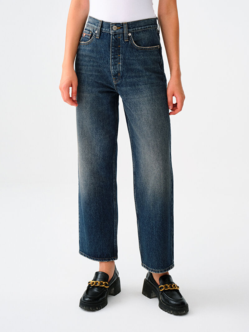 Vintage Straight Regular Fit Kadın Pantolon