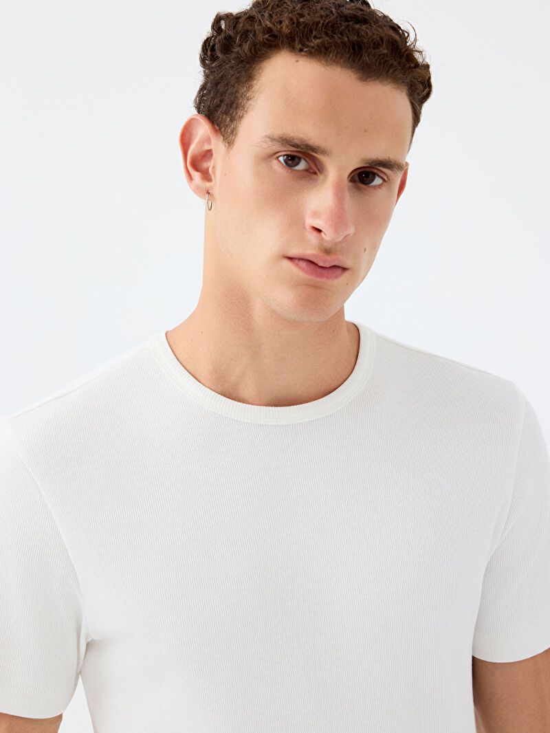 Slim Fit Erkek Tshirt K.kol