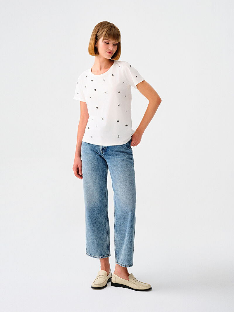 Vintage Straight Regular Fit Kadın Pantolon