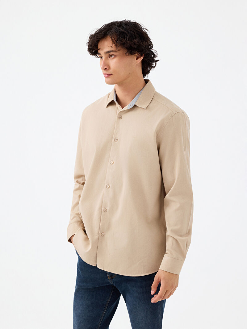 Regular Fit Erkek Gömlek U.kol