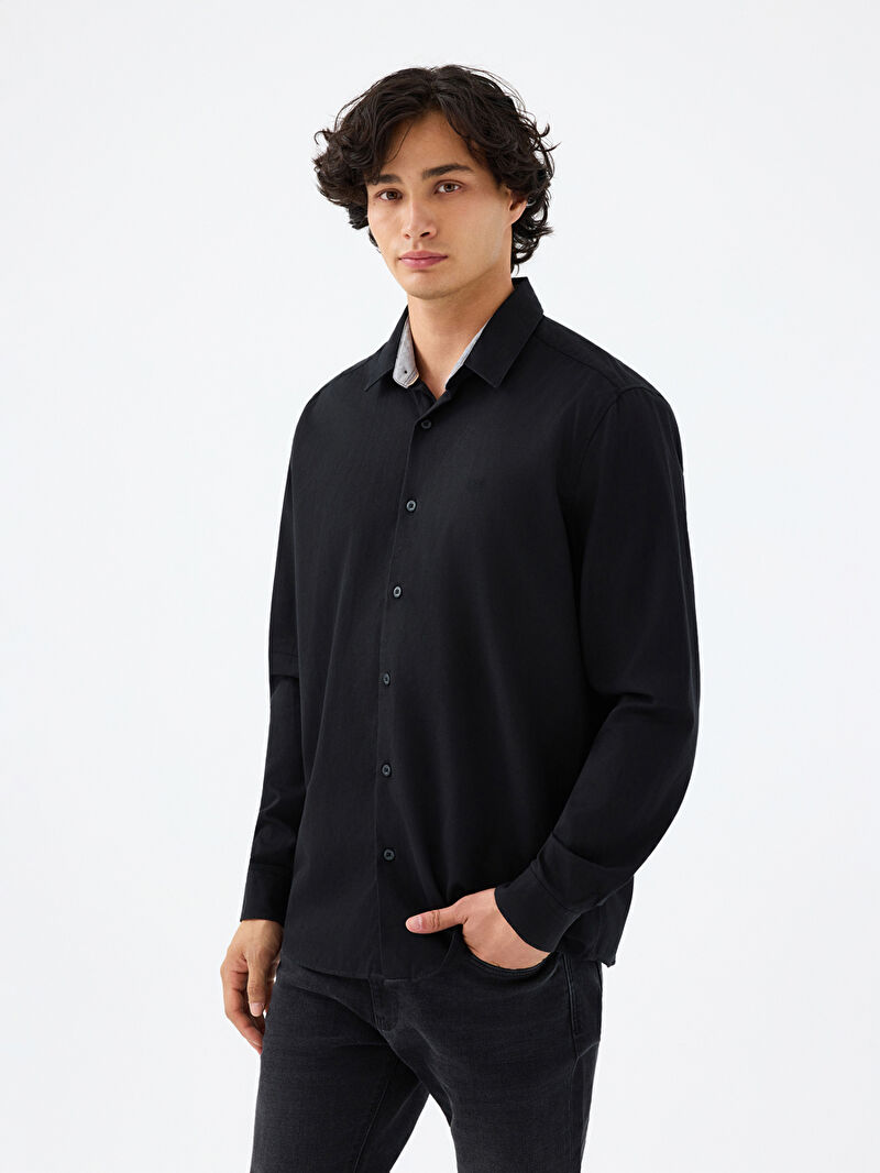 Regular Fit Erkek Gömlek U.kol