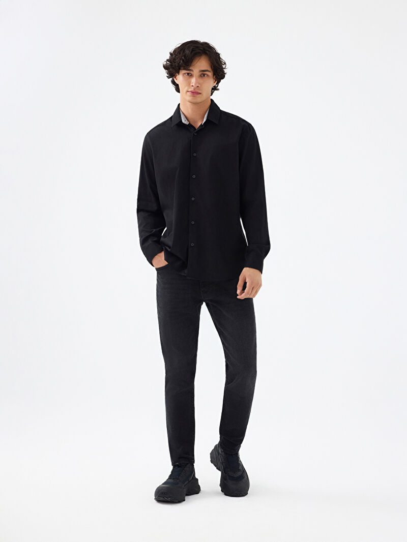 Regular Fit Erkek Gömlek U.kol