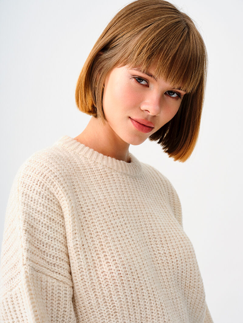 Oversize Kadın Kazak