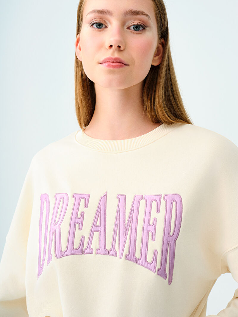 Oversize Fit Kadın Sweatshirt