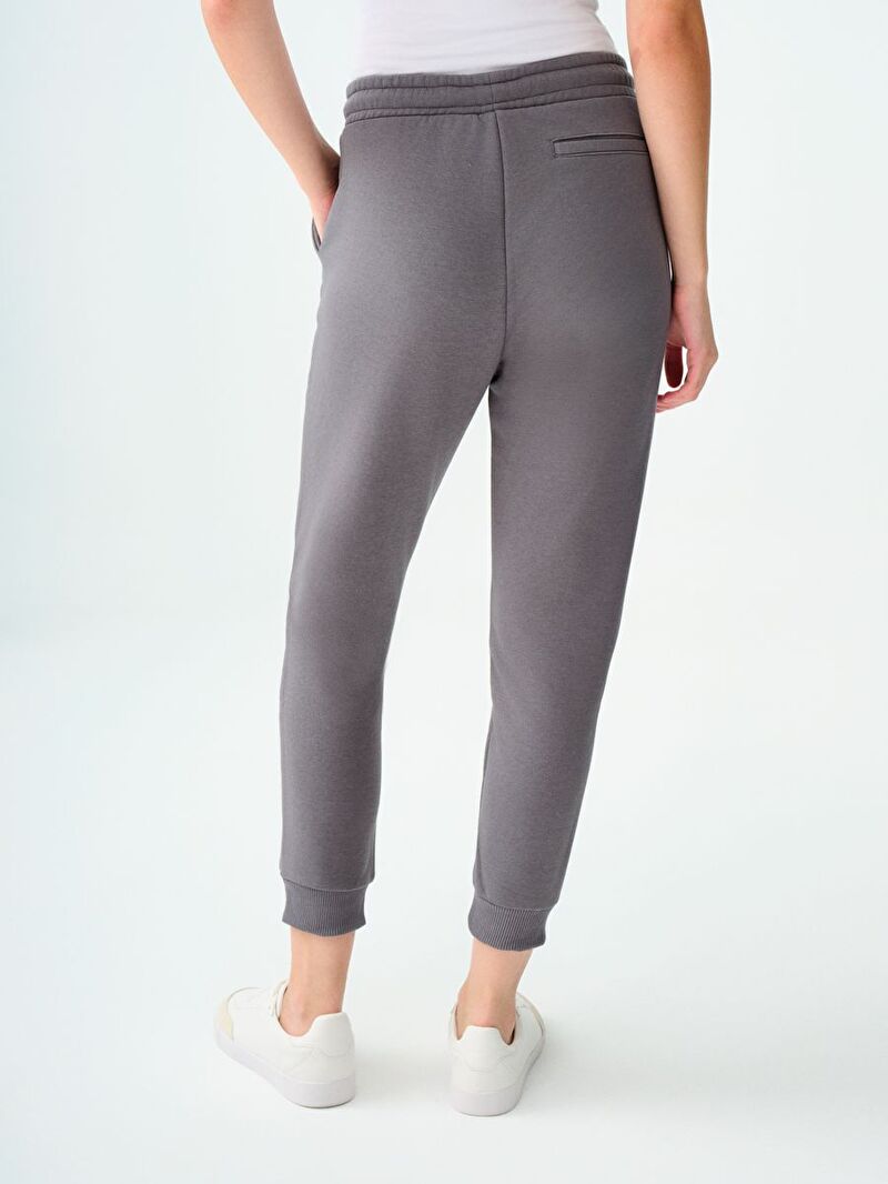 Kadın Antrasit Jogger Fit Eşofman Altı