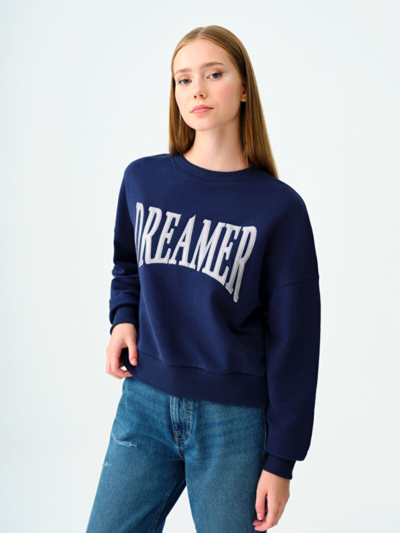 Oversize Fit Kadın Sweatshirt