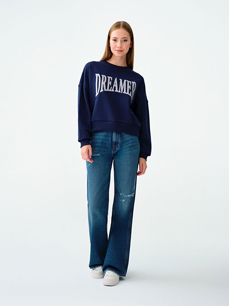 Oversize Fit Kadın Sweatshirt