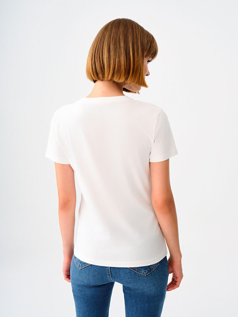 Slim Fit Kadın Tshirt K.kol