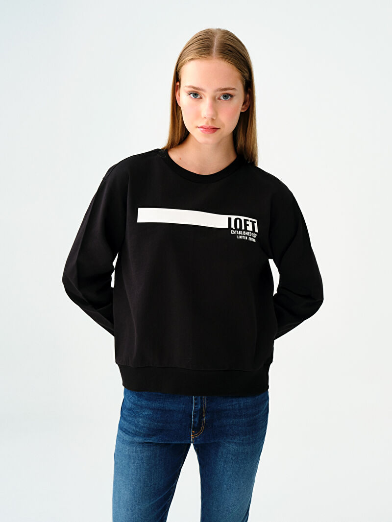 Regular Fit Kadın Sweatshirt