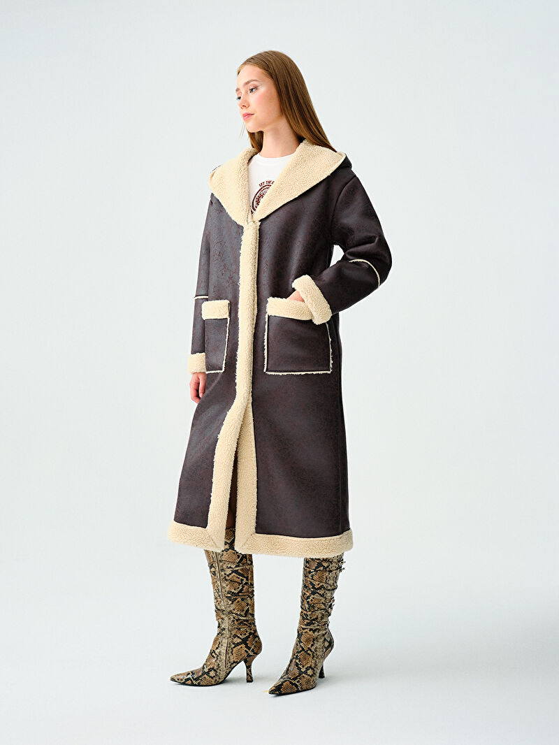 Loose Fit Kadın Kaban