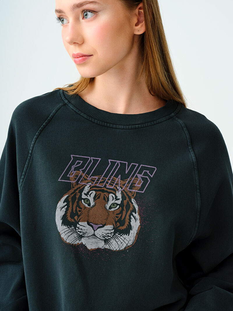 Oversize Kadın Sweatshirt