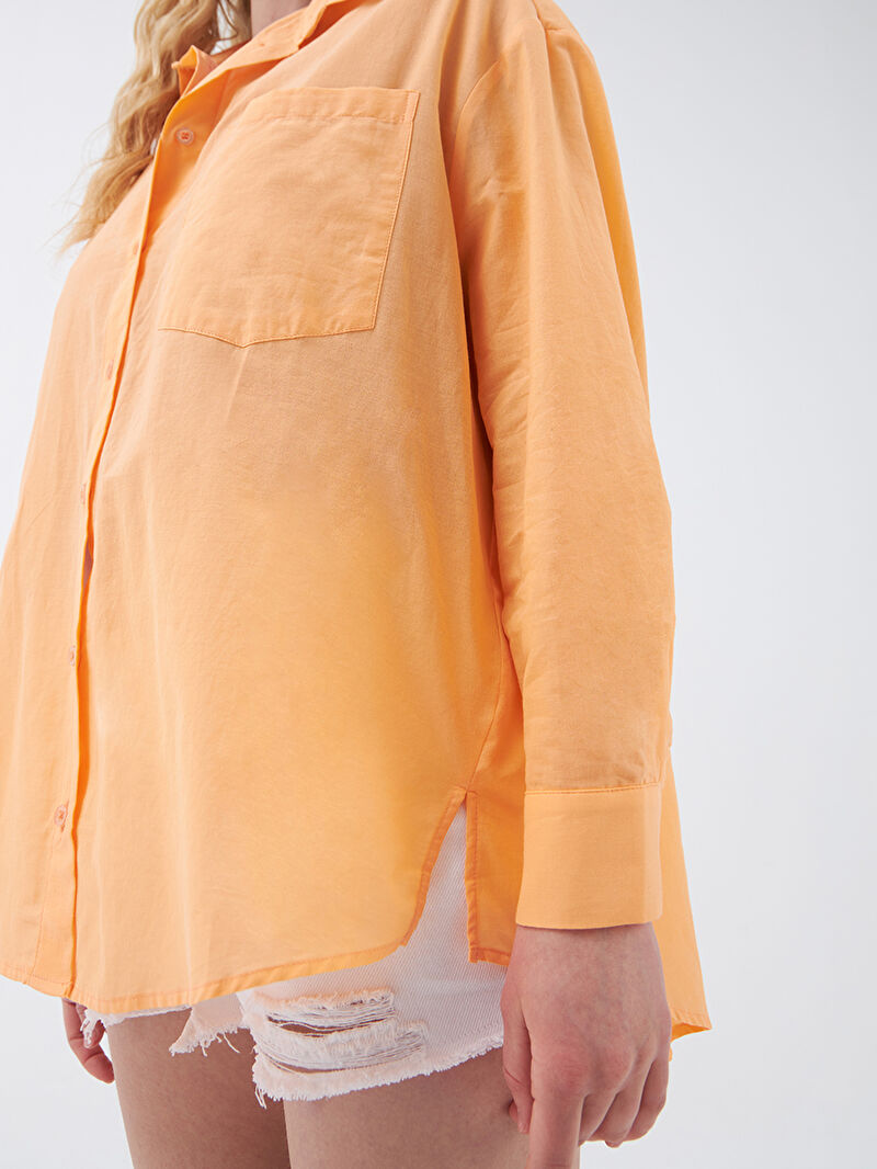 Loose Fit Kadın Gömlek U.kol