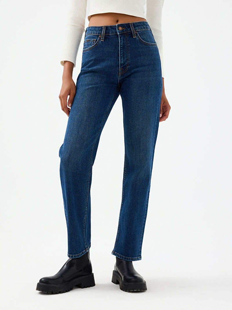 Comfort Straight Comfort Fit Kadın Pantolon