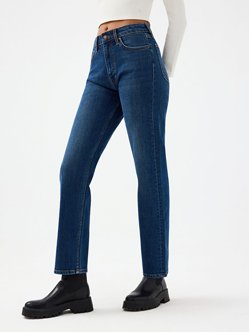 Comfort Straight Comfort Fit Kadın Pantolon