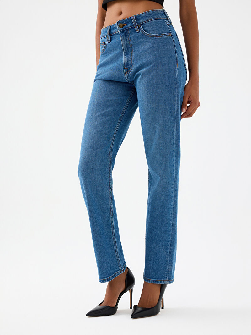 Comfort Straight Comfort Fit Kadın Pantolon