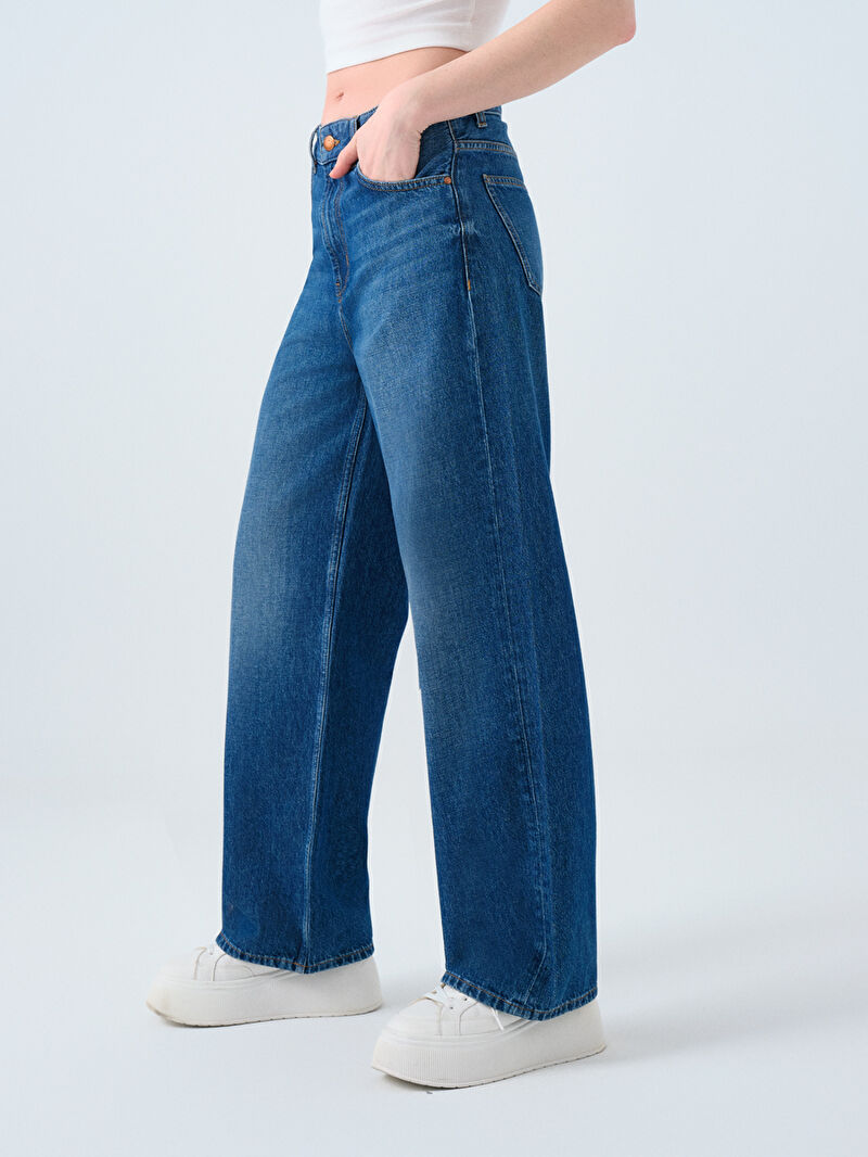 Wide Leg Regular Fit Kadın Pantolon