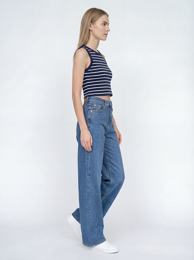 Wide Leg Regular Fit Kadın Pantolon
