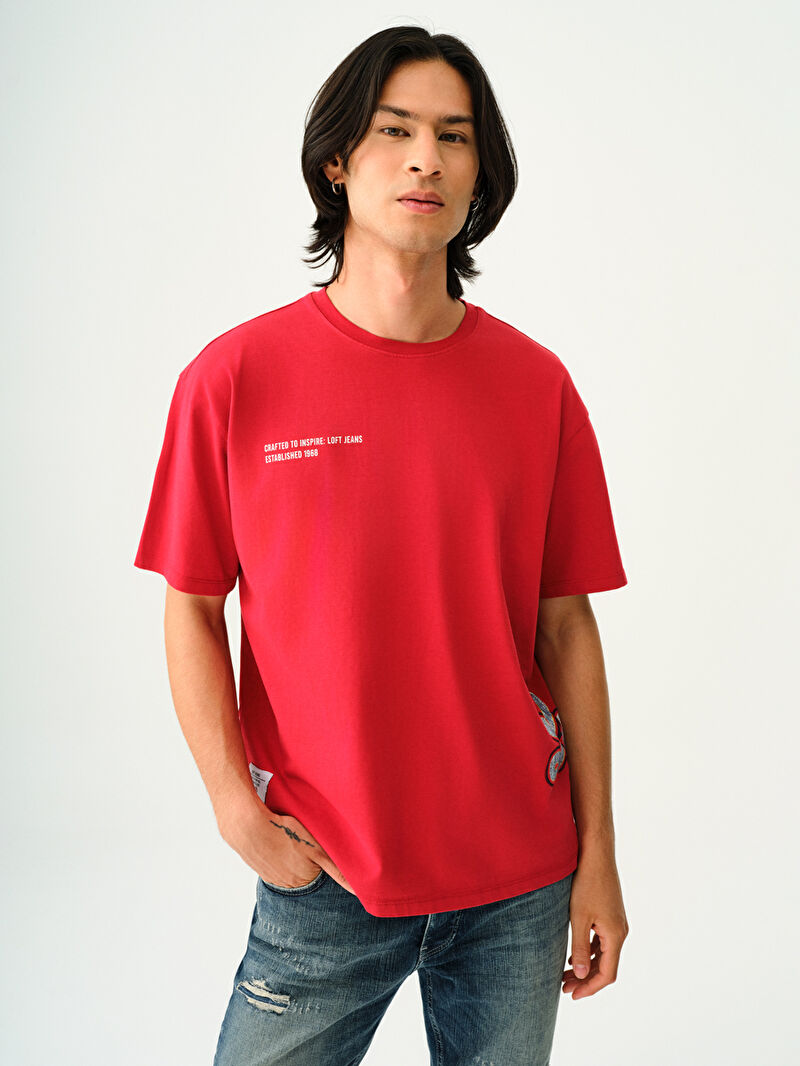 Loose Fit Erkek Tshirt K.kol