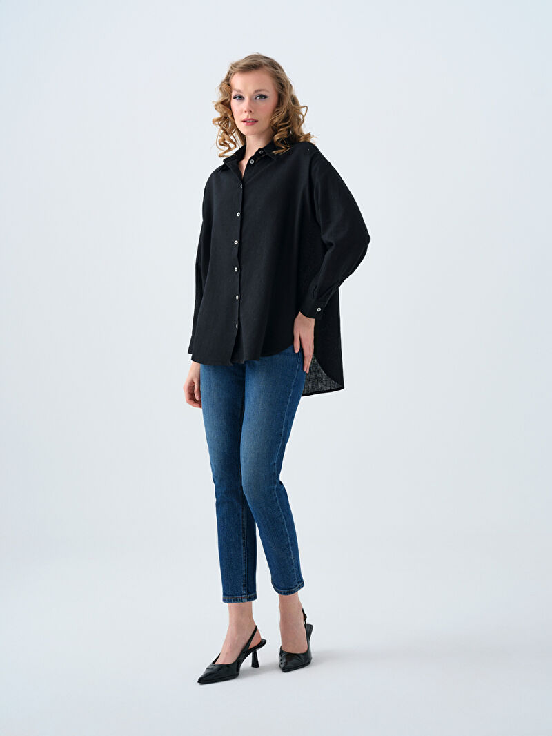 Mom Slim Fit Kadın Pantolon