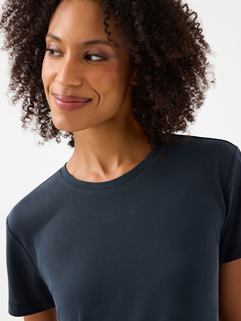 Slim Fit Kadın Tshirt K.kol