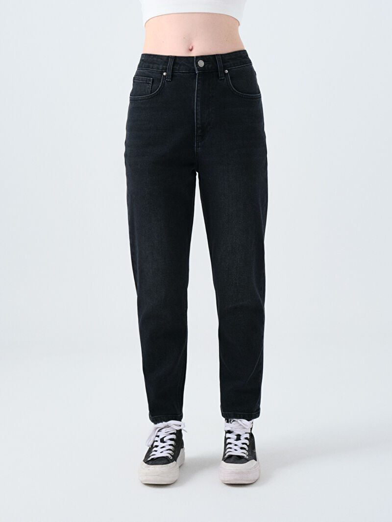 Mom Slim Fit Kadın Pantolon