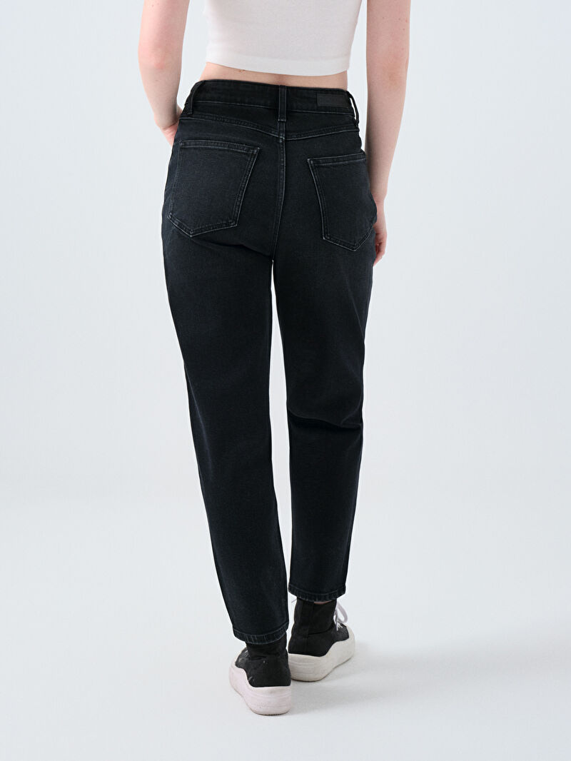 Mom Slim Fit Kadın Pantolon