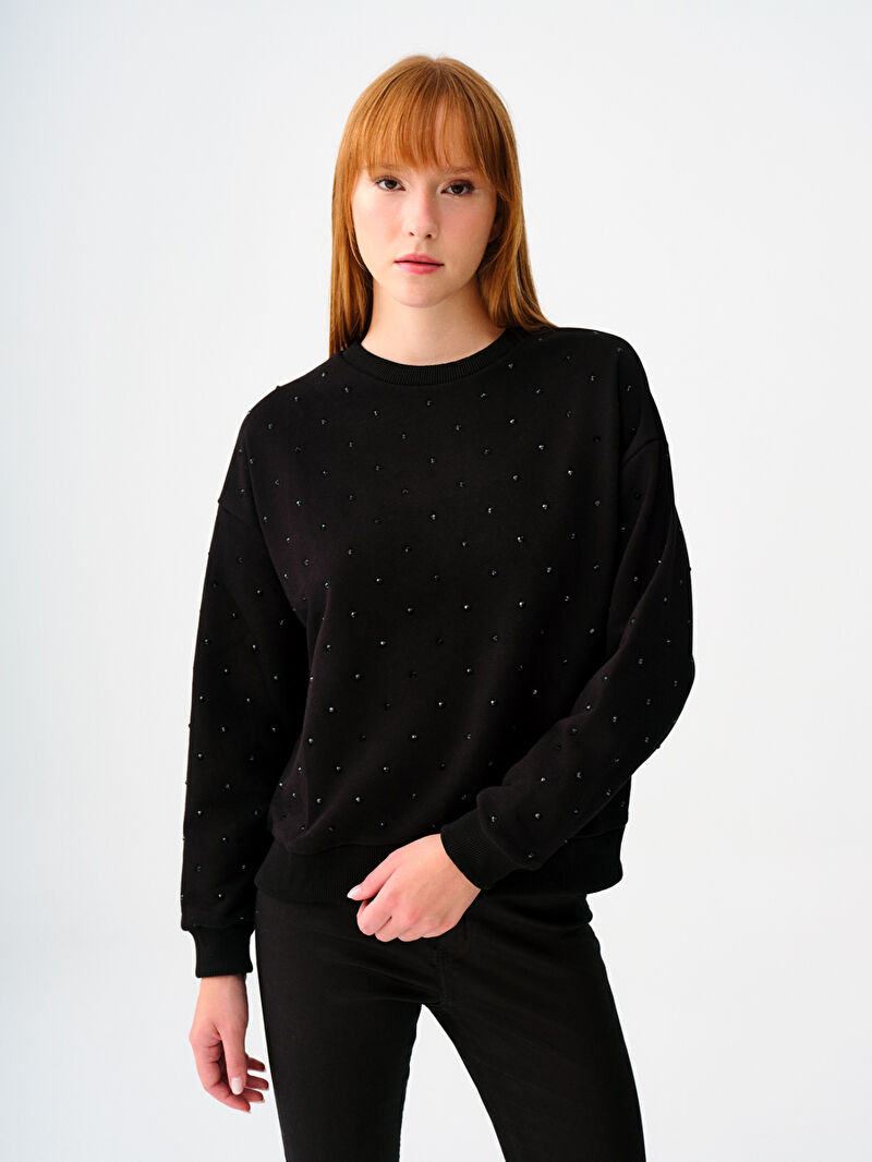 Loose Fit Kadın Sweatshirt