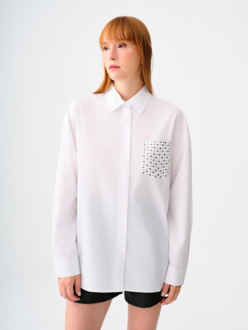 Regular Fit Kadın Gömlek U.kol