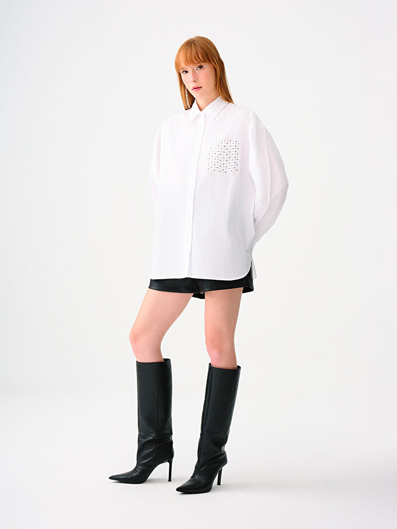 Regular Fit Kadın Gömlek U.kol