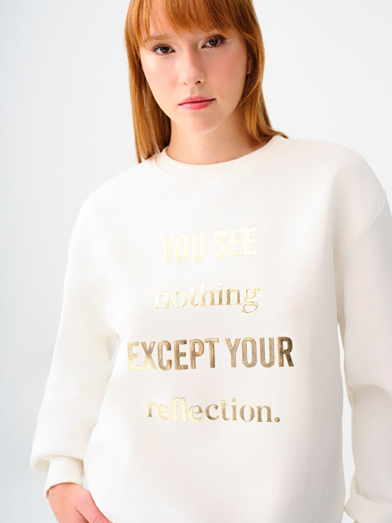 Oversize Kadın Sweatshirt